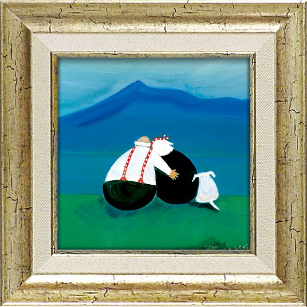 ユーパワー ジェニファー・ヴェルニー=フランクス Gel加工 アートフレーム 「メニー ドリームス」