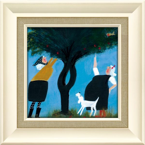 ユーパワー ジェニファー・ヴェルニー=フランクス Gel加工 アートフレーム 「チームワーク」