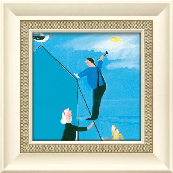 ユーパワー ジェニファー・ヴェルニー=フランクス Gel加工 アートフレーム 「ランニング リペア」