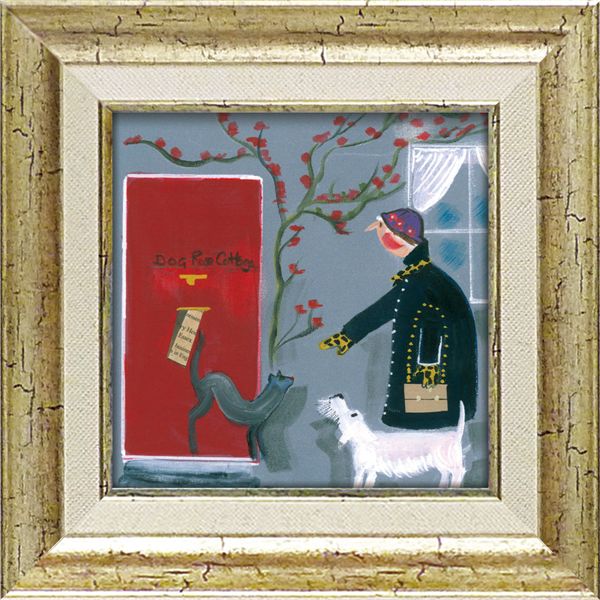 ユーパワー ジェニファー・ヴェルニー=フランクス Gel加工 アートフレーム 「トラスト ミー」