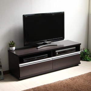50インチ対応 テレビ台 120cm ロータイプ  ダークブラウン