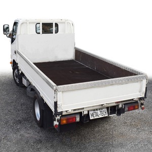 2トラック用 荷台あおり アオリ コの字型カバー 三菱キャンター 日野デュトロ トヨタダイナ アルミ 縞板 車用品 カー用品