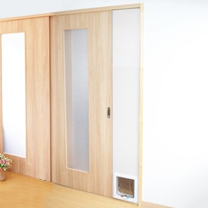 L型 ペットスルーもん 小型犬 猫用 ペットドアー 〔 ホワイト 〕 PTG-L2200 犬 猫 犬用品 猫用品 ペット用品 ペットグッズ