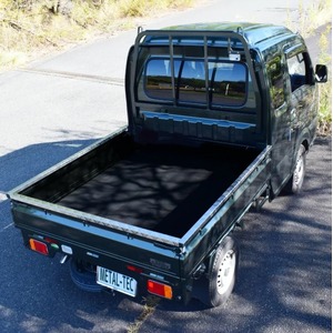 軽トラック用 コの字 アオリ 保護カバー 〔 スズキ スーパーキャリイ用 〕 車用品 軽トラ カー用品 外装パーツ