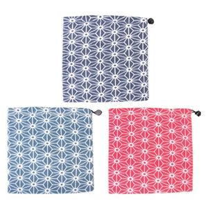 フリース ネックウォーマー 【和柄 3色アソート×10枚セット】 約28cm×28cm ポリエステル 4470 〔防寒用品 寒さ対策〕【代引不可】