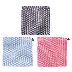 フリース ネックウォーマー 【和柄 3色アソート×10枚セット】 約28cm×28cm ポリエステル 4471 〔防寒用品 寒さ対策〕【代引不可】