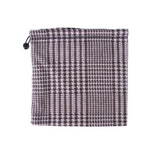 フリース ネックウォーマー 【ギンガムチェック柄×10枚セット】 約28cm×28cm ポリエステル 6452 〔防寒用品 寒さ対策〕【代引不可】