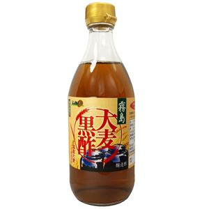 （まとめ）霧島黒酢の国産大麦黒酢500ml【×2本セット】 - 拡大画像