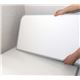 東プレ 風呂ふた 組み合わせ式 取っ手付き センセーション（3枚割） 75×160cm ホワイト/ホワイト L16 - 縮小画像3