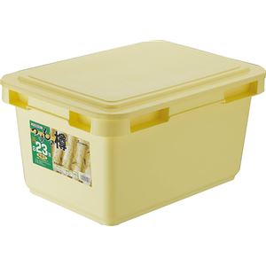 リス 『漬物容器』 つけもの樽 角S23型 アイボリー