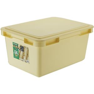 リス 『本格的漬物容器』 漬物角樽 角S54型 アイボリー