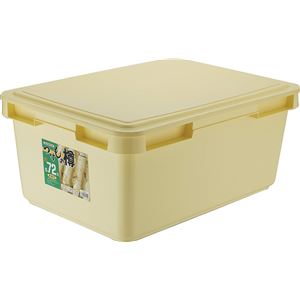 リス 『本格的漬物容器』 漬物角樽 角S72型 アイボリー