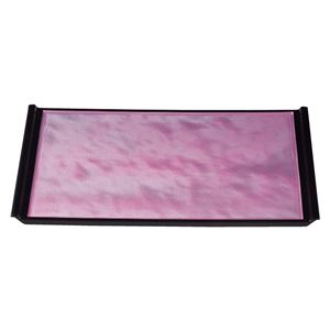 尺3 フライト盆/トレー 【ピンク雲流渕黒SL】 394mm×276mm×19mm 日本製 〔和食 レストラン 店舗 お店〕【代引不可】