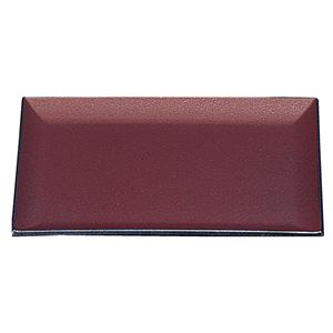 8.5寸 吹上盆/トレー 【エンジメタ普賢塗SL】 257mm×166mm×15mm 日本製 〔和食 レストラン 店舗 お店〕【代引不可】