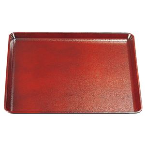 尺1 耐熱布目角盆/トレー 【溜SL】 330mm×330mm×18mm 日本製 食洗機対応 〔和食 レストラン 居酒屋 店舗 お店〕【代引不可】