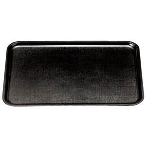 尺3 耐熱新布目長手盆/トレー 【黒SL】 390mm×290mm×15mm 日本製 食洗機対応 〔和食 レストラン 居酒屋 店舗 お店〕【代引不可】