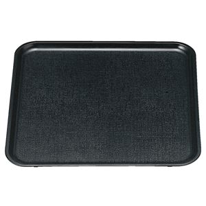 尺1 耐熱新布目角盆/トレー 【黒SL】 330mm×330mm×15mm 日本製 食洗機対応 〔和食 レストラン 居酒屋 店舗 お店〕【代引不可】