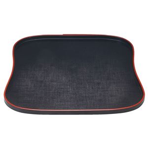 尺2 ひさご盆/トレー 【黒天朱】 363mm×363mm×17mm 日本製 〔和食 レストラン 居酒屋 店舗 お店〕【代引不可】