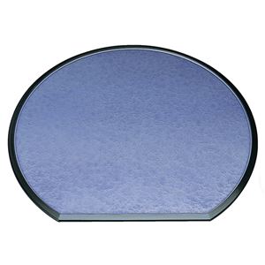 尺3雲流両面半月盆/トレー 【紫雲SL/黒布目天朱】 393×358×10mm 日本製 〔和食 レストラン 居酒屋 店舗 お店〕【代引不可】