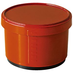 DX 耐熱ワッパ飯器/おひつ 【春慶 内黒 小 TA】 直径104×高さ74(直径95×高さ68)mm 日本製 食洗機対応 〔和食 居酒屋 店舗〕【代引不可】