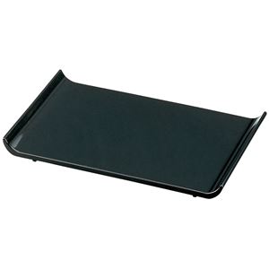 平安盛皿/和食器 【黒 M】 228×153×30mm 日本製 〔和食 レストラン 居酒屋 店舗 お店〕【代引不可】