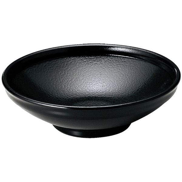 6.5寸 ふる里鉢/和食器 【黒ゆず天目 A】 直径195mm×58mm 日本製 〔和食 レストラン 店舗 お店〕【代引不可】