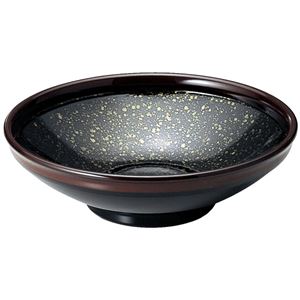 6.5寸 ふる里鉢/和食器 【油滴天目 A】 直径195mm×58mm 日本製 〔和食 レストラン 店舗 お店〕【代引不可】