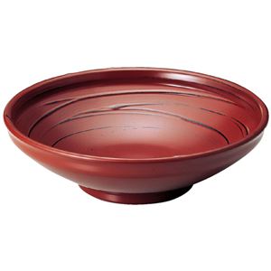 7.5寸 ふる里鉢/和食器 【うず根来 A】 直径230mm×68mm 日本製 〔和食 レストラン 店舗 お店〕【代引不可】