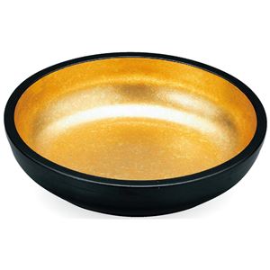 尺0 盛込鉢/和食器 【2色金箔 A】 直径310mm×76mm 日本製 〔和食 レストラン 店舗 お店〕【代引不可】