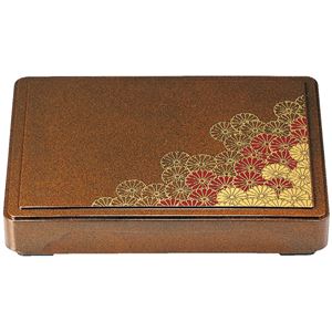 尺1 箱膳/和食器 【野菊 A】 332mm×243mm×64mm 日本製 〔和食 レストラン 居酒屋 店舗 お店〕【代引不可】