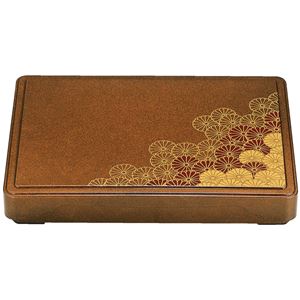 尺5 箱膳/和食器 【野菊 A】 456mm×330mm×70mm 日本製 〔和食 レストラン 居酒屋 店舗 お店〕【代引不可】