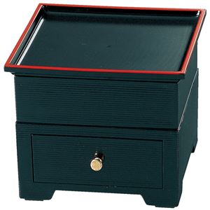 5寸 嵐山松花堂 【盆蓋セット 黒天朱 A】 153×153×133mm 日本製 〔和食 レストラン 店舗 お店〕【代引不可】