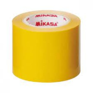 MIKASA ラインテープ 伸びないタイプ イエロー 50mm×20m 【×5巻入り】