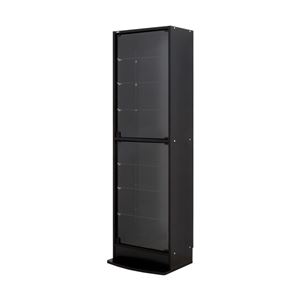コレクションラック レギュラー ハイタイプ本体 奥行29cm ブラック 【組立品】【代引不可】