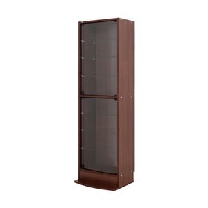 コレクションラック レギュラー ハイタイプ本体 奥行29cm ブラウン 【組立品】【代引不可】