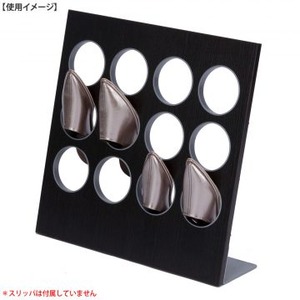 スリッパラック 約幅600mm ロー ダーク ずり落ち防止受け付き お客様組立品 玄関 エントランス 入口