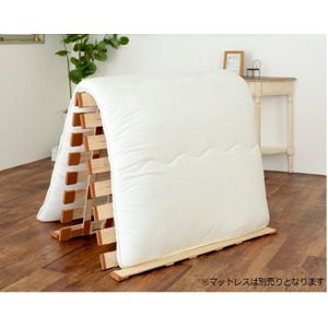 すのこベッド 寝具 シングル 約幅100cm スタンド式 軽量 桐製 木製 コンパクト ベッドフレーム ベッドルーム 寝室
