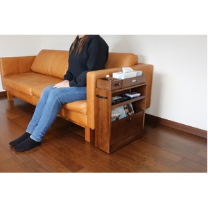 収納ワゴン 隙間収納 〔 スタンダードタイプ ブラウン 〕 木製 天然木 桐製 スッキリすき間ワゴン ストッカー 完成品