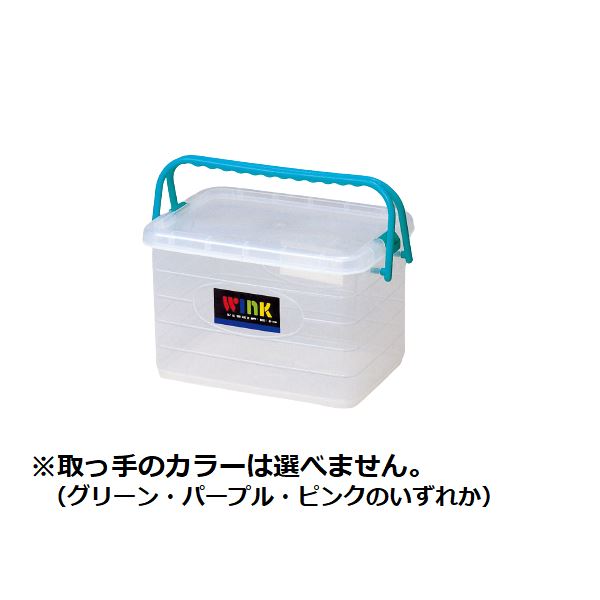 収納ボックス コンテナボックス 幅38.3cm M型 クリア 日本製 ふた付き 持ち手付き 屋外 アウトドア キャンプ 車載 小物【代引不可】