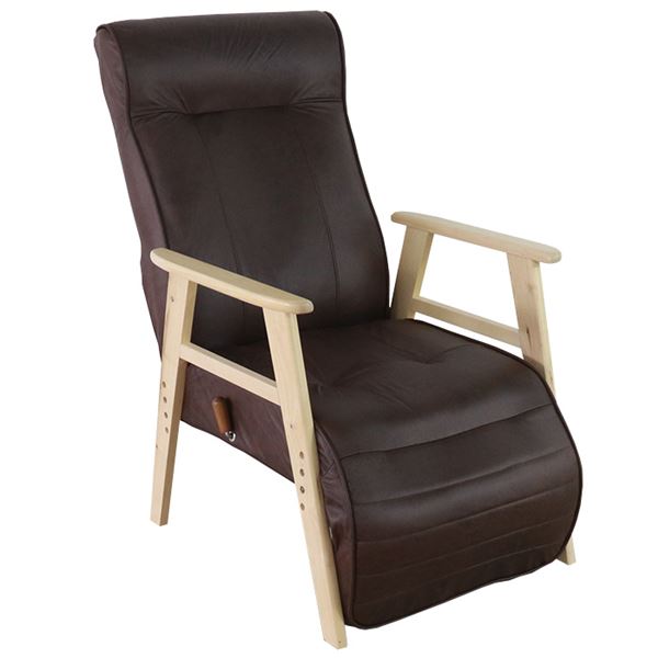 リクライニングチェア ダークブラウン DBR 【代引不可】