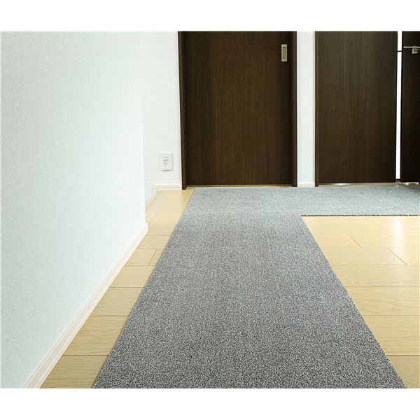 ラグタス 廊下敷マット GRY グレー 【約60×200cm】【代引不可】