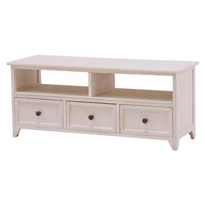 テレビ台 テレビボード 約幅94cm シャビーホワイト 天然木 軽量 Rural ルーラル 完成品 リビング ダイニング インテリア家具