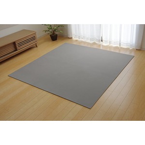 ラグ用 滑り止めシート 約170×230cm グレー フリーカット クッション性 ウレタン ボリューム 滑りにくい インテリア雑貨 生活雑貨