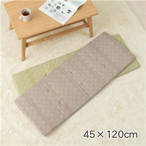 クッション 約45×120cm グリーン シート 長方形 ベンチシート ジャパンディ インテリア雑貨 生活雑貨 リビング