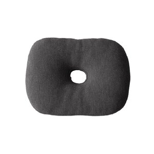 オフィス デスク ワーク サポート クッション お尻 円座 ブラック 約42×30cm