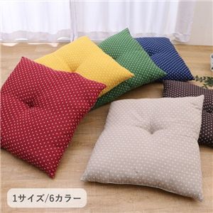 クッション 『詩織』 ベージュ 約55×59cm