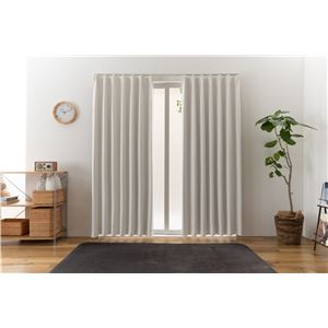 遮光カーテン 幅150cm×丈195cm 1枚 ホワイト 洗える 日本製 タッセル付き 1級 遮光 カーテン 遮熱 保温 形状記憶 ブランシュ