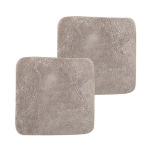 短毛ムートンシートクッション 40×40cm 2枚セット グレージュ