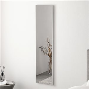 割れない ミラー フィルムミラー 約30×120cm シルバー 超軽量 壁掛け 立て掛け マグネット 3WAY 姿見鏡 完成品