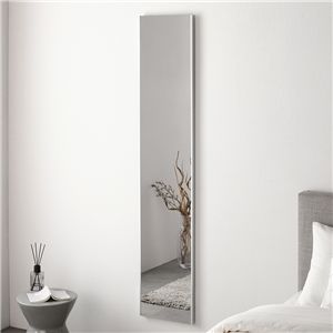 割れない ミラー フィルムミラー 約30×150cm シルバー 超軽量 壁掛け 立て掛け マグネット 3WAY 姿見鏡 完成品